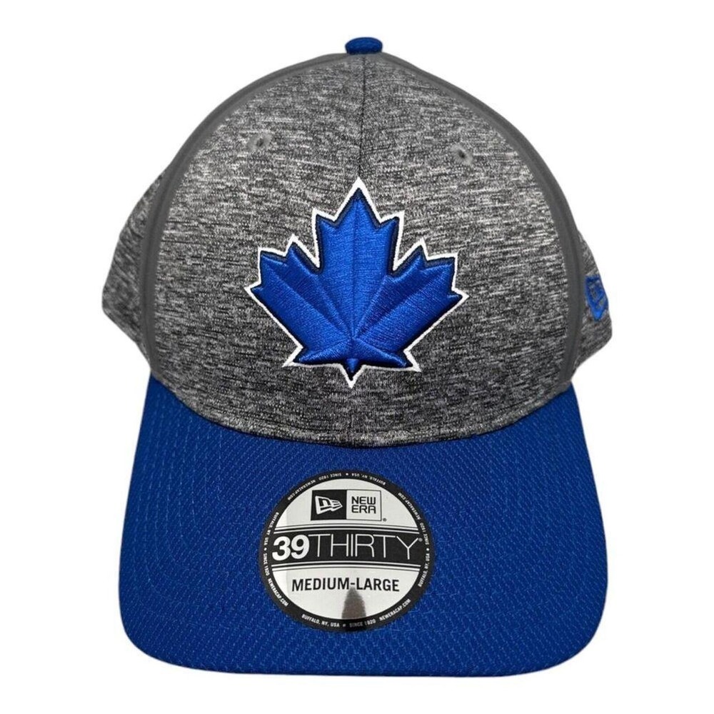 New Era 39THIRTY Toronto Blue Jays Stretch Fit Hat‎ Gray Blue Medium-Large